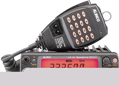 Alinco dr-235T 220 mhz mobile - with tnc installed 
