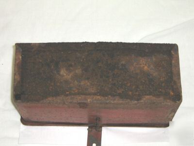 Antique ford fordson tractor fender tool box n/r