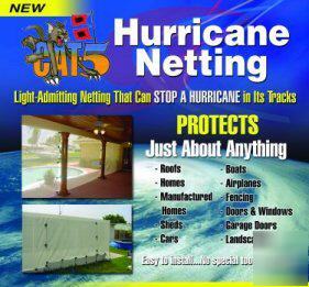 Cat-5 hurricane storm protection shutters, 50' system