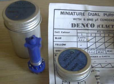 Maxi-q denco blue range 6 & 7 coils + cans, data 2 off