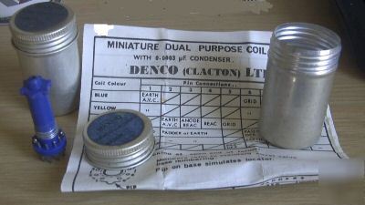 Maxi-q denco blue range 6 & 7 coils + cans, data 2 off