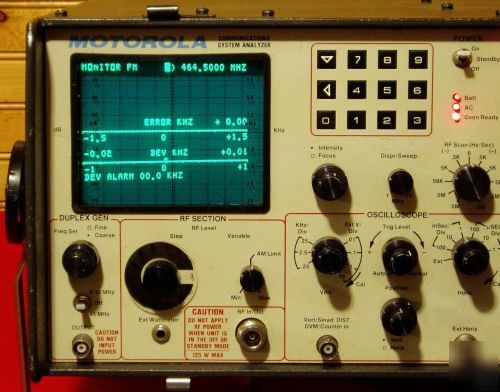 Motorola R2008C communications service monitor