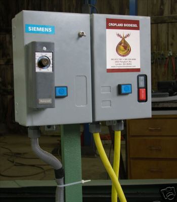 New extruder oil heated screw press biodiesel system