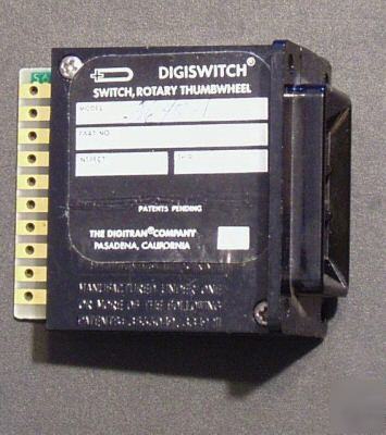 Nos digiswitch thumbwheel hex selector tw switch 
