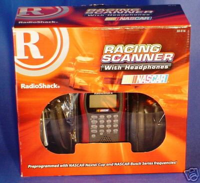 Racing scanner with headphones 