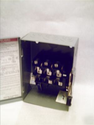 Safety switch / square d brand/ 240-60-3/ 30 amp
