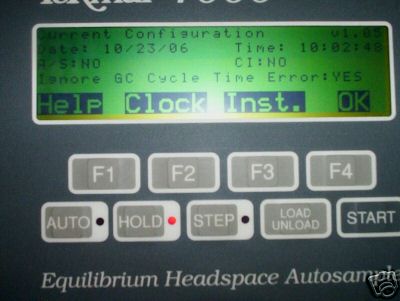 Tekmar 7000 equilibrium headspace analyzer 