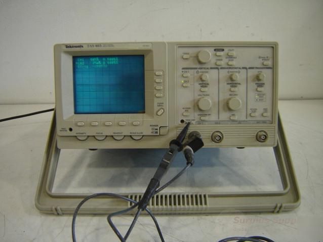 Tektronix tas 465 2 channel oscilloscope 