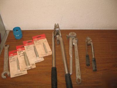 Tube benders,swaging tool and ,swagelok ,tube deburring