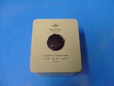 Bruel & kjaer. ZR0005. logarithmic potentiometer. 50DB.