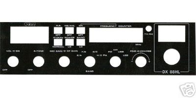 Galaxy dx 88 hmlblack original faceplate 