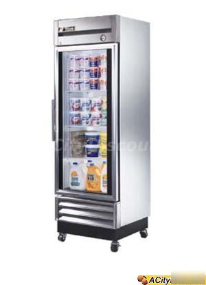 New true t-19G merchandiser cooler s/s glass door nsf