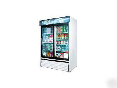 New turbo air TGM48R 2 door cooler/glass merchandiser