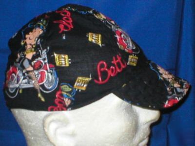 Welding biker hat hats cap caps betty boop biker city