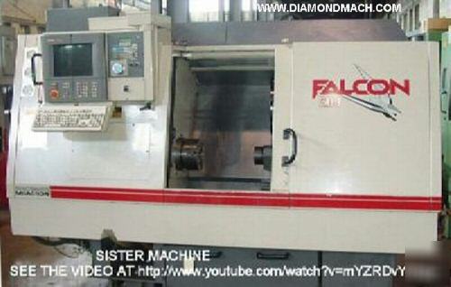 1998 cincinnati falcon 200 turning center lathe