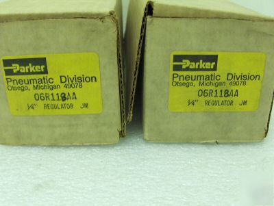 2 parker 1/4 regulaters m#06R113AA max temp 175*f