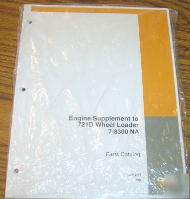 Case 721D wheel loader engine parts book catalog manual