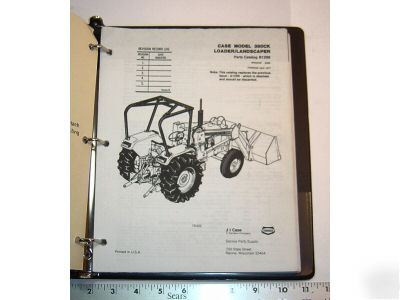 Case parts cat. - 380CK loader / landscraper - 1976