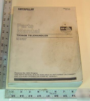 Caterpillar parts book - TH560B telehandler - 2003