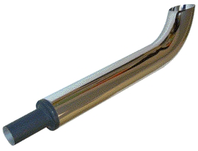International -farmall cub chrome exhaust stack,w/bend