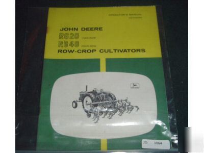 John deere 1010 2020 2510 tractor cultivator manual