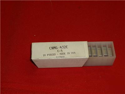 Lot of 10 carbide inserts cnmg 432E c 5 good deal