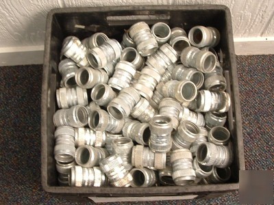 Lot of 233 1IN emt compression couplings