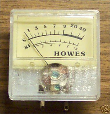 Moving coil s meter, qrp howes amateur ham radio 