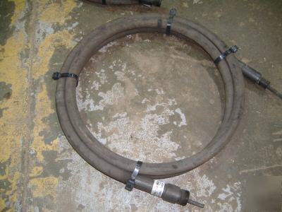 New -(2) 10' flex shafts & (1) 10'core-concrete vibrator