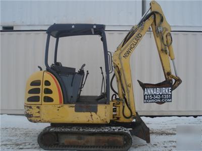 New 2000 holland EC25 mini excavator backhoe no 