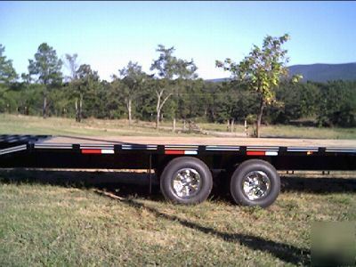 New 2007 gooseneck equipment trailers 35'+5' dual axle