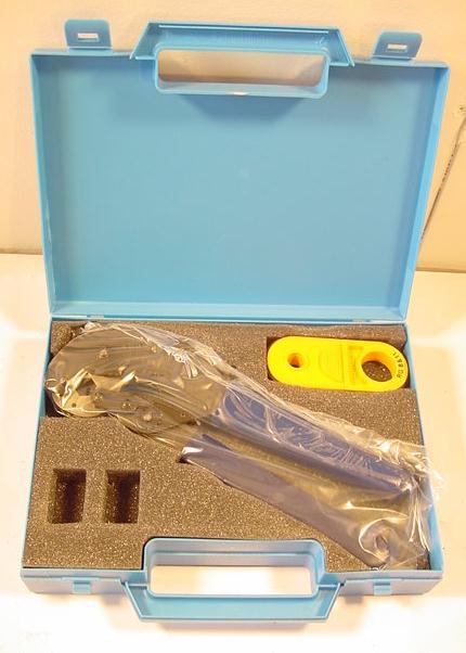 New cable prep hct-480 crimper RG8 RG11 & stripper kit