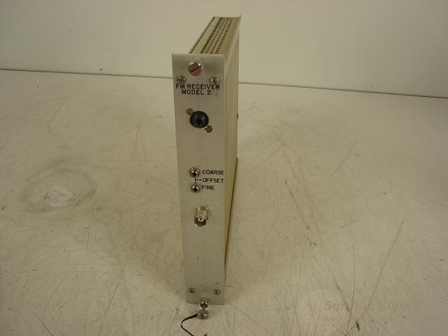 Unknown fm receiver model 2 module board