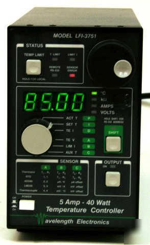 Wavelength electronics lfi-3751 temperature controler