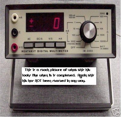 Wow unbuilt heathkit im 2202 digital multimeter 