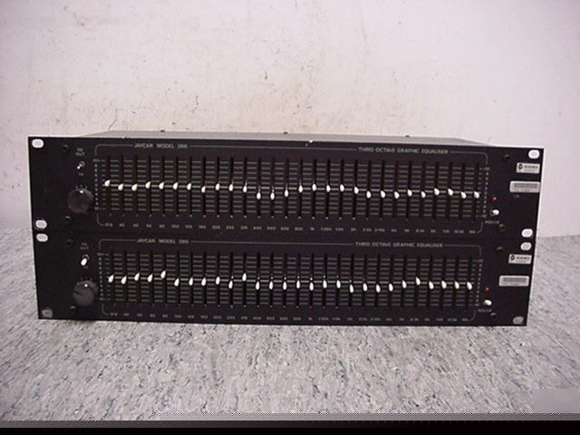 2 x jaycar 2801 third octave graphics equaliser*tested*