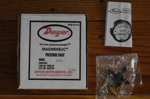 Dwyer magnehelic pressure gage 0-4