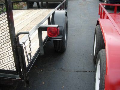 New 12 ft . utility - cargo - landscaping trailer 