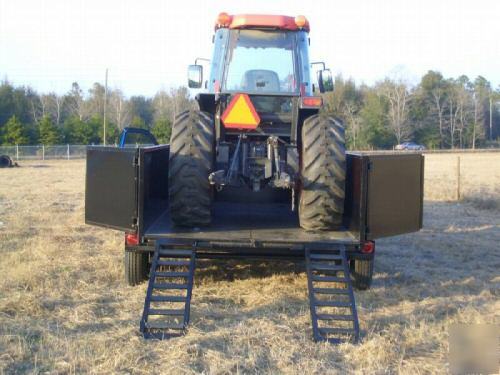 New 7X16 texas pride gooseneck dump trailer, 14K gvwr