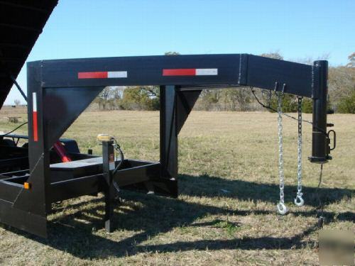 New 7X16 texas pride gooseneck dump trailer, 14K gvwr