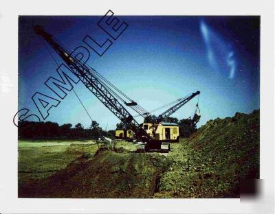 Northwest model 6 & 80-d draglines 1971 color photo