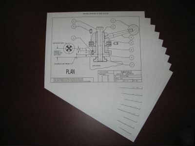 Plans-toolpost turret fits logan lathe-south bend-atlas