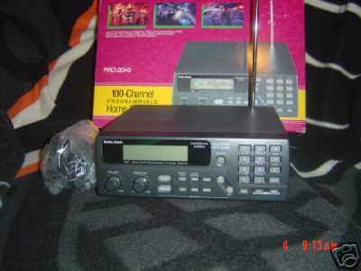 Radio shack scanner 800 pro-2040 police fire ems 