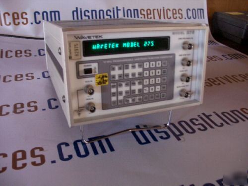 Wavetek model 275 12 mhz arbitrary function generator