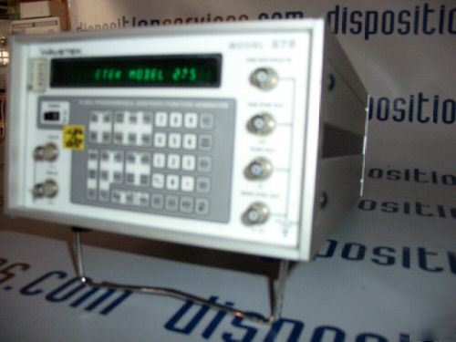 Wavetek model 275 12 mhz arbitrary function generator