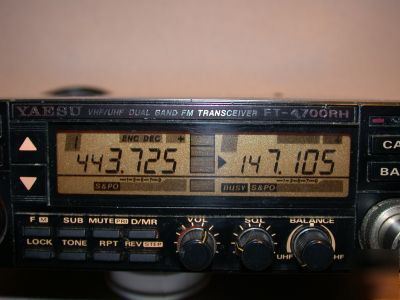 Yaesu ft-4700RH vhf/uhf mobile 50/40 w, nice, 