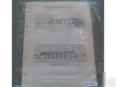 John deere tractor drawn 205 206 plow parts catalog