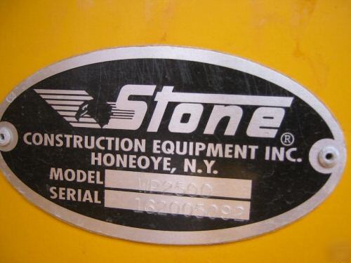 1996 stone wolfpac 2500, 1.5 ton roller