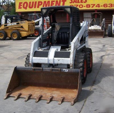 2001 bobcat 763 skid steer loader. financing available 