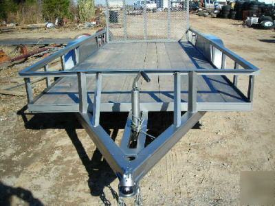 2007 utility 6.5 x 12 trailer 7,000 gvwr tandem